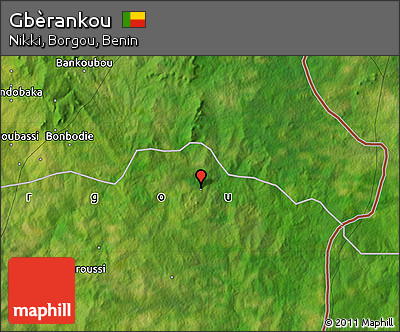Satellite Map of Gbèrankou