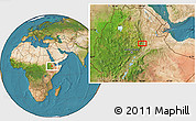 Satellite Location Map of Mehal Mēda