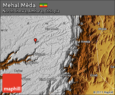 Physical Map of Mehal Mēda