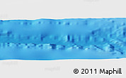 Shaded Relief Panoramic Map of the area around 10° 7' 21" N, 41° 34' 30" W