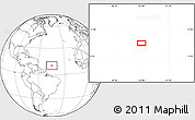 Blank Location Map of the area around 10° 7' 21" N, 44° 58' 30" W