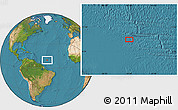 Satellite Location Map of the area around 10° 7' 21" N, 44° 58' 30" W
