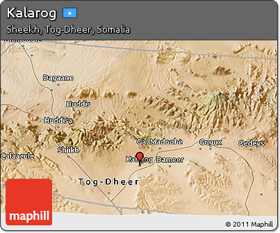 Satellite 3D Map of Kalarog