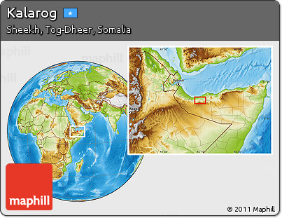 Physical Location Map of Kalarog