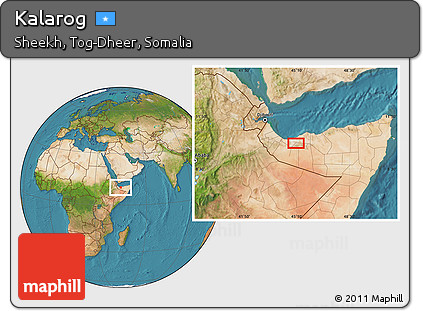 Satellite Location Map of Kalarog