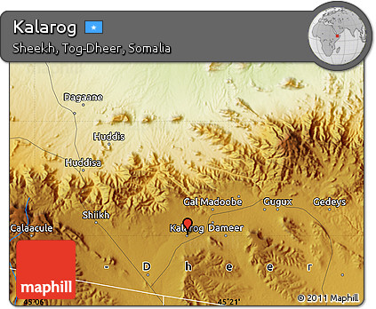 Physical Map of Kalarog