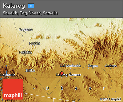 Physical Map of Kalarog
