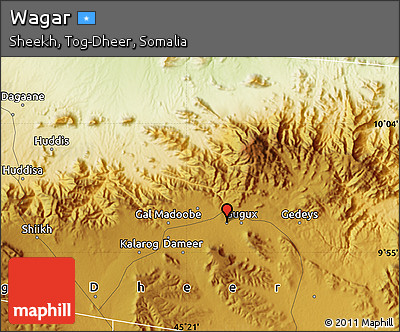 Physical Map of Wagar