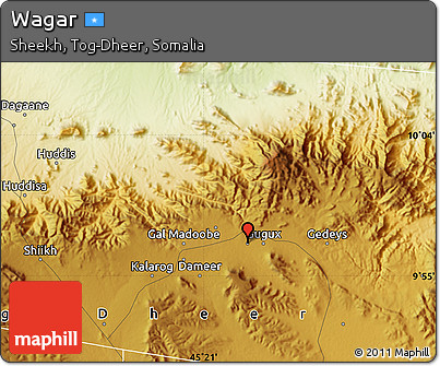 Physical Map of Wagar