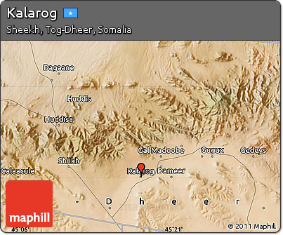 Satellite Map of Kalarog