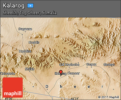 Satellite Map of Kalarog