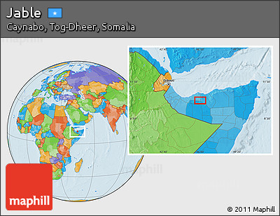 Political Location Map of Jable