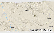 Shaded Relief 3D Map of Jidbaale