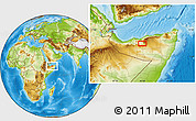 Physical Location Map of Jidbaale