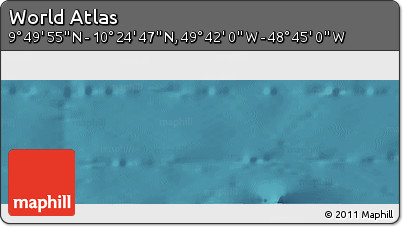 Satellite Panoramic Map of the Area around 10° 7' 21" N, 49° 13' 30" W