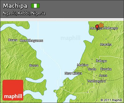 Physical 3D Map of Machipa