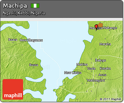 Physical 3D Map of Machipa
