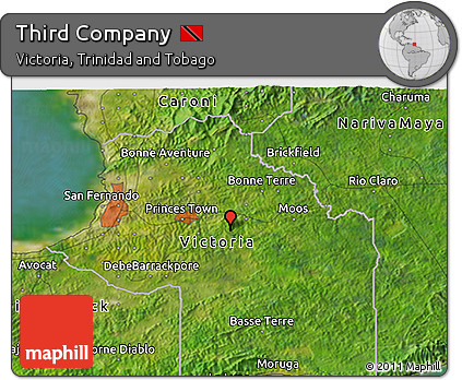 Satellite 3D Map of Third Company