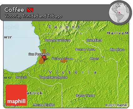 Physical Map of Coffee