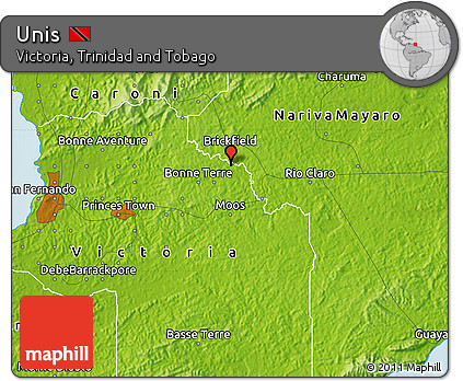 Physical Map of Unis