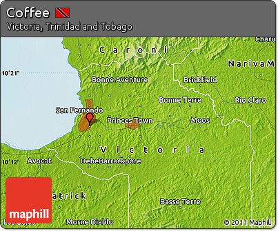 Physical Map of Coffee