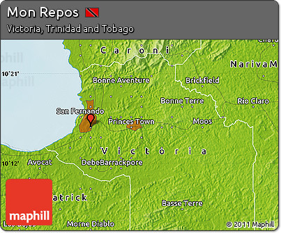 Physical Map of Mon Repos