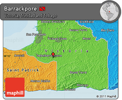 Political Map of Barrackpore