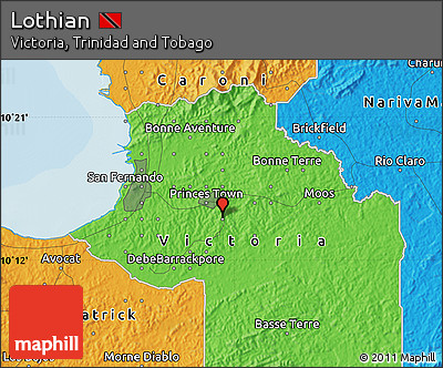 Political Map of Lothian