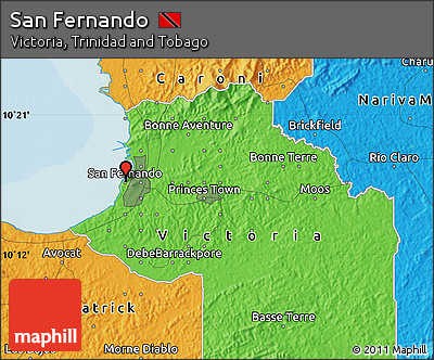 Political Map of San Fernando