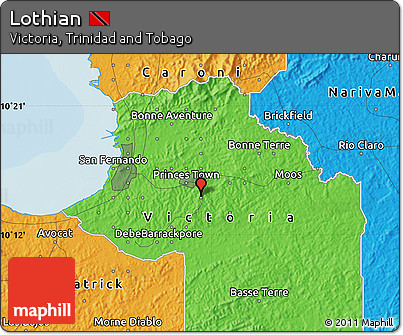 Political Map of Lothian