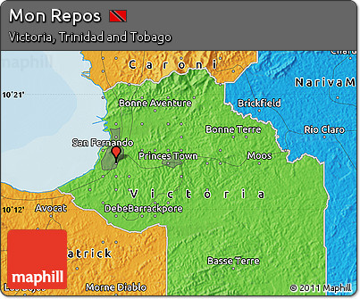 Political Map of Mon Repos