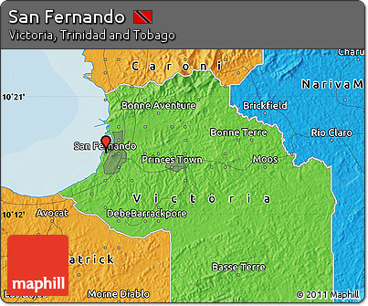 Political Map of San Fernando