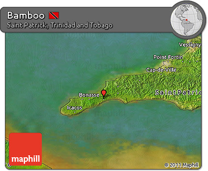 Satellite 3D Map of Bamboo