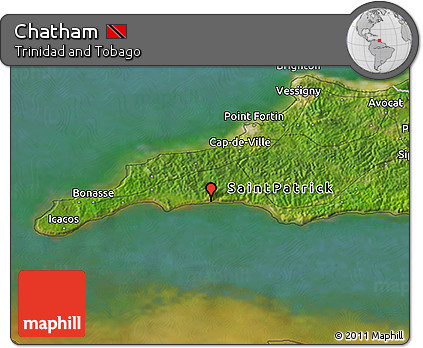 Satellite 3D Map of Chatham
