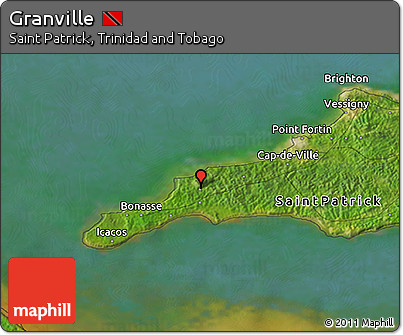 Satellite 3D Map of Granville