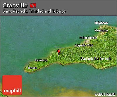 Satellite 3D Map of Granville