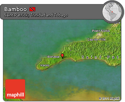 Satellite Map of Bamboo
