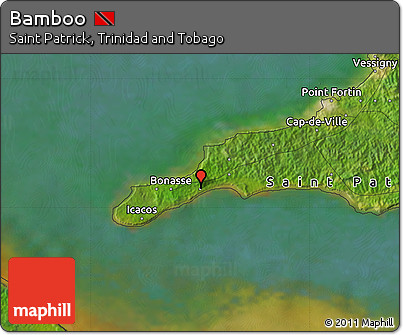 Satellite Map of Bamboo