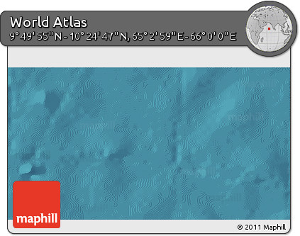 Satellite 3D Map of the Area around 10° 7' 21" N, 65° 31' 30" E