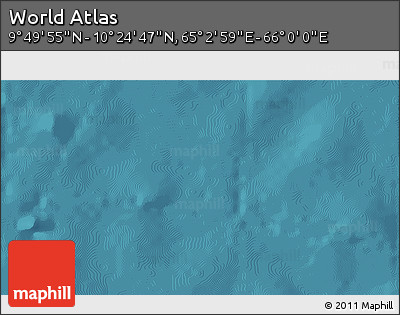 Satellite 3D Map of the Area around 10° 7' 21" N, 65° 31' 30" E