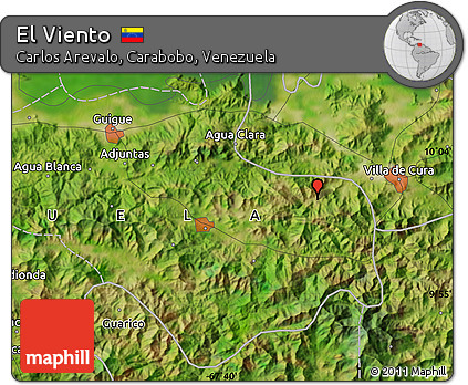 Satellite Map of El Viento