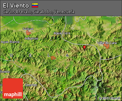 Satellite Map of El Viento