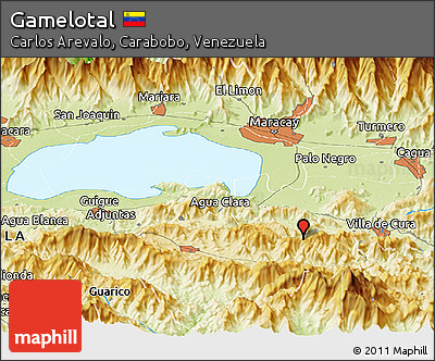 Physical Panoramic Map of Gamelotal