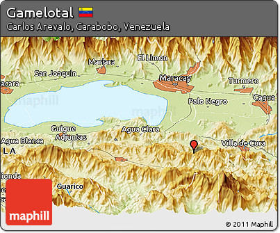 Physical Panoramic Map of Gamelotal
