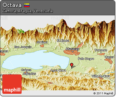 Physical Panoramic Map of Octava