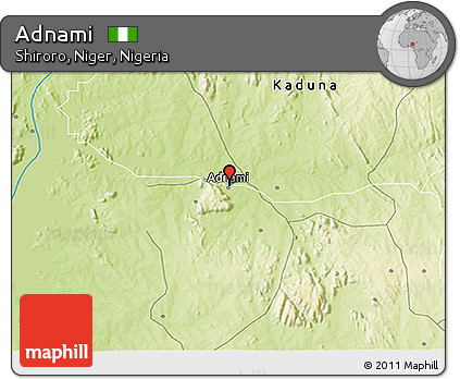 Physical 3D Map of Adnami