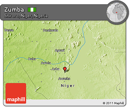 Physical 3D Map of Zumba
