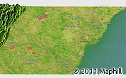 Satellite 3D Map of the area around 10° 7' 21" N, 72° 10' 30" W