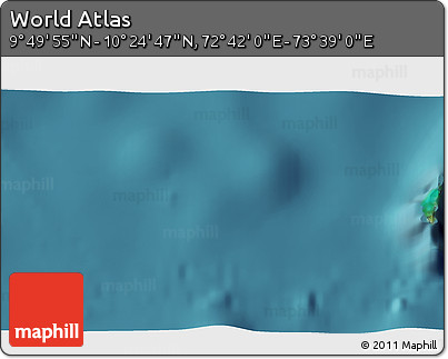 Satellite 3D Map of the Area around 10° 7' 21" N, 73° 10' 30" E