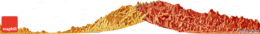 Political Horizon Map of Amazonas